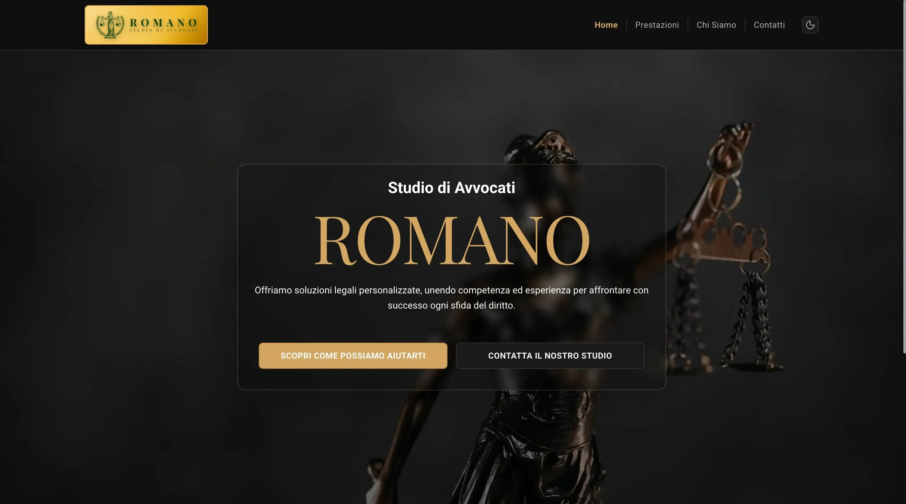 Romano Law Firm - Website project cover